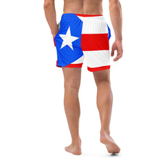 Puerto Rico Flag Men's swim trunks
