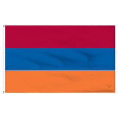 Armenia Flag Outdoor - Nylon Sewn Made in USA.