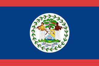 Belize Flag - Made in USA.