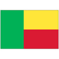 Benin Flag Sewn - Made in USA