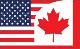 USA Canada Friendship Car Magnet