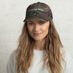 Trump Won Design your own Dad hat.