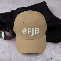 FJB Dad hat Printed in USA.