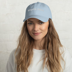 Trump Won Design your own Dad hat.