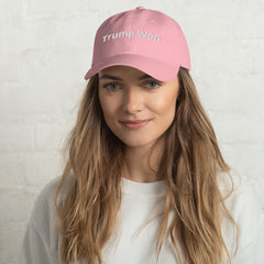 Trump Won Design your own Dad hat.