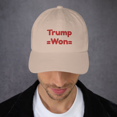 Trump Won Dad hat.