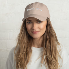 Trump Won Design your own Dad hat.
