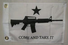 2nd Amendment Come and Take it M4 Carbine Flag - Made in USA.