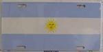 Argentina Flag License Plate.