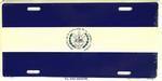 El Salvador Flag License Plate.