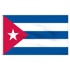 Cuba Flag Nylon Outdoor - Made in USA.
