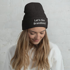 Let's Go Brandon Cuffed Beanie.