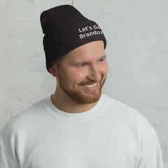 Let's Go Brandon Cuffed Beanie.