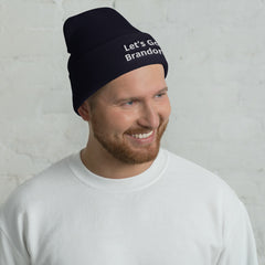 Let's Go Brandon Cuffed Beanie.