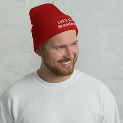 Let's Go Brandon Cuffed Beanie.