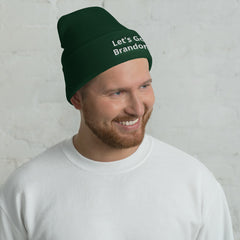 Let's Go Brandon Cuffed Beanie.