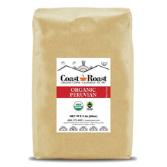 Peruvian Whole Bean Organic Coffee Single Origin.