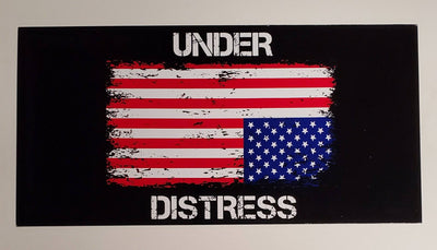 Under Distress Bumper Sticker.