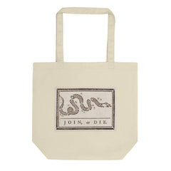 Join or Die Eco Tote Bag.