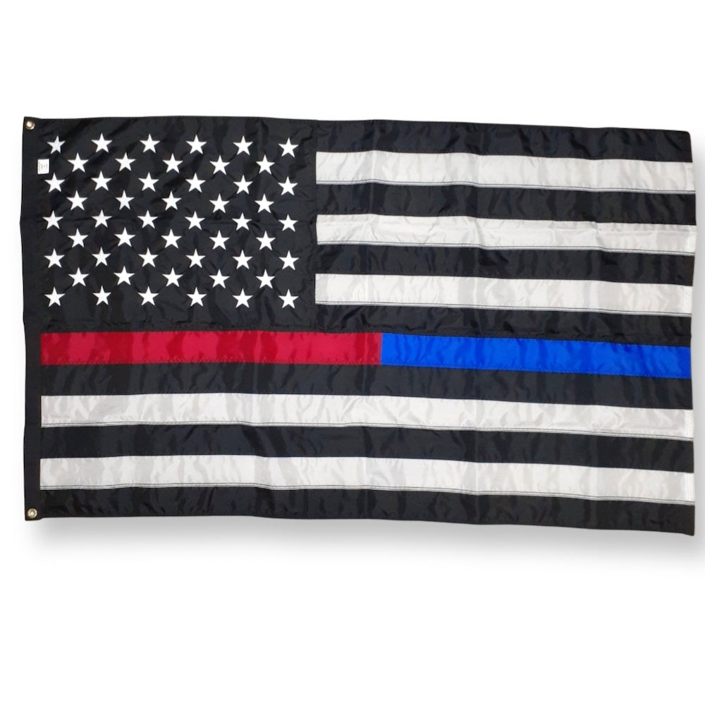 First Responders Fully Sewn Nylon Flag 3x5 Made in USA