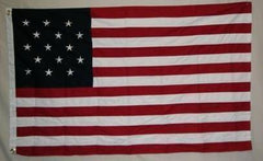 Star Spangled Banner Flag 15 Stars USA Cotton Flag.