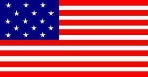 15 Stars 15 Stripes U.S. 2 x 3 Nylon Appliqued Flag (USA Made).