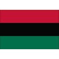 Afro-American Flag -Outdoor UNIA Flag Nylon USA Made