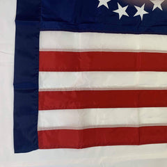 3x5 Betsy Ross FlagPole Hem - Nylon Sewn Sleeve Hoist Made in USA.