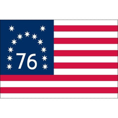 Bennington Flag - Outdoor and Indoor - 76 Nylon Embroidered - Made in America.