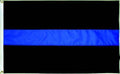 Thin Blue Line Flag Outdoor Sewn Made in USA