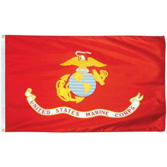 USMC Marine Corps 3 x 5 Poly- Max Flag (USA Made).