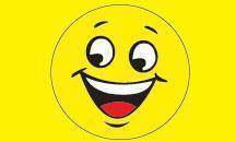 Smile Slogan (Yellow) Flag 3 X 5 ft. Advertising.