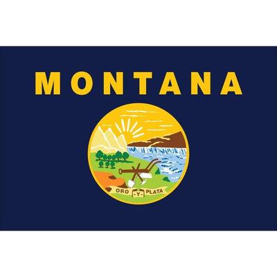 Montana State Flag Nylon Outdoor Made in USA.