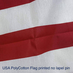 3x5 American Flag poly-cotton Made in USA.