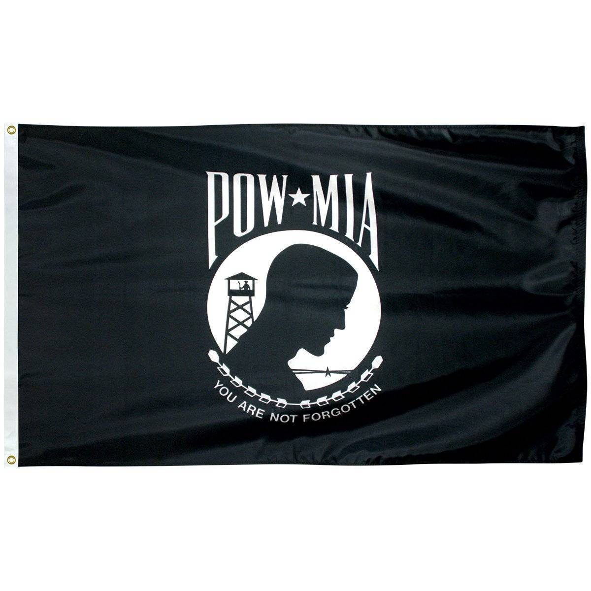 POW MIA Flag - Poly-Max Outdoor Commercial (Made in America).