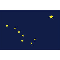 Alaska State Flag Nylon Outdoor Made in USA.