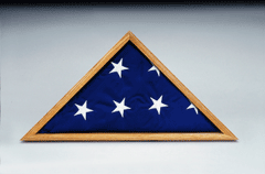 Memorial Flag Case for Funeral and Casket Flags.