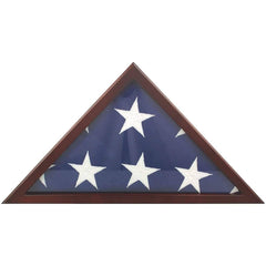 Premium Memorial Flag Case for Funeral and Casket Flags.