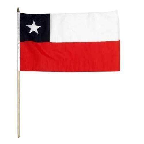 Chile 12 x 18 Inch Standard Printed Flag.