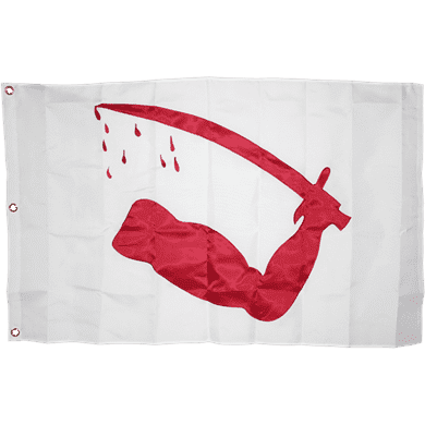 Goliad Flag - 1836 Nylon Outdoor Made in USA.