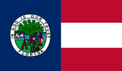 Florida Republic Flag 3x5 ft Standard.