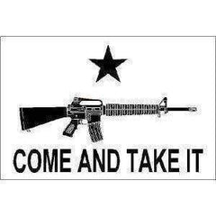 2nd Amendment Come and Take it M4 Carbine Flag - Made in USA.