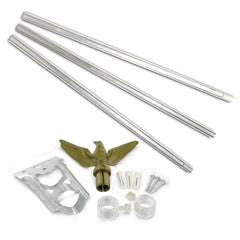Flag Pole Kit - 6ft. Outdoor Economy.