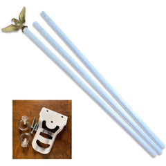 Flag Pole Kit - 6ft. Outdoor Economy.