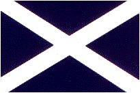 Scotland, St. Andrew's Cross 2 x 3 Nylon Dyed Flag (USA Made).