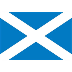 Scotland Flag - Outdoor - St. Andrew's Cross 3 x 5 Nylon Dyed Flag (USA Made).
