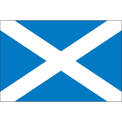 Scotland Flag - Outdoor - St. Andrew's Cross 3 x 5 Nylon Dyed Flag (USA Made).