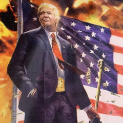 Donald Trump Tank Flag 3x5 ft Economical.