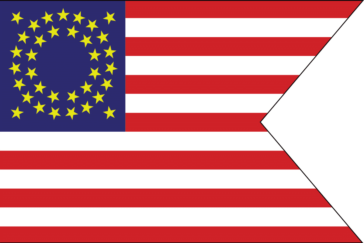 American Union Flag During Civil War