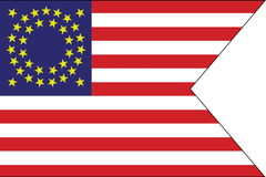 Union Cavalry Guidon Nylon Dyed Flag 3 x 5 ft. Made in USA.